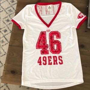 PINK NFL 49ers Jersey